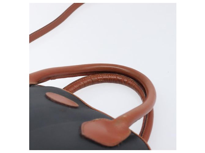 FENDI Pecan Hand Bag PVC 2way Black Gold Tone - vista 14