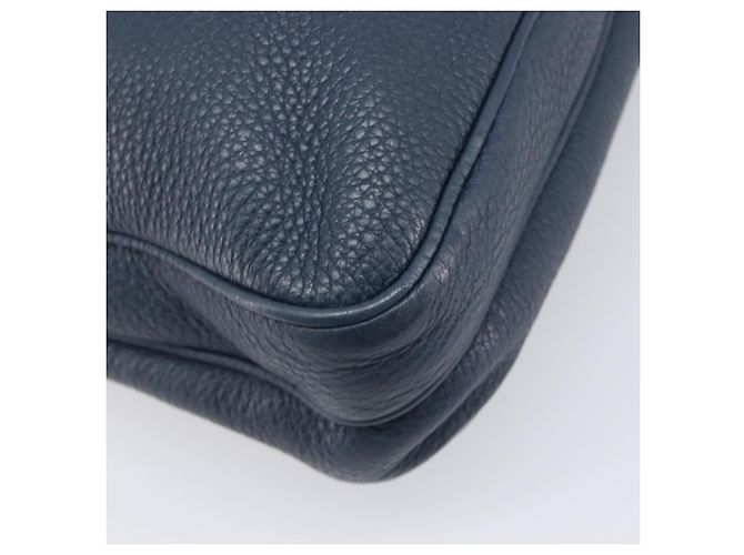 PRADA Schultertasche Vittero Dino Leather Navy Silver - Ansicht 19