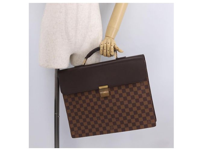 LOUIS VUITTON Damier Ebene Altona PM Briefcase N53315 LV - vista 29