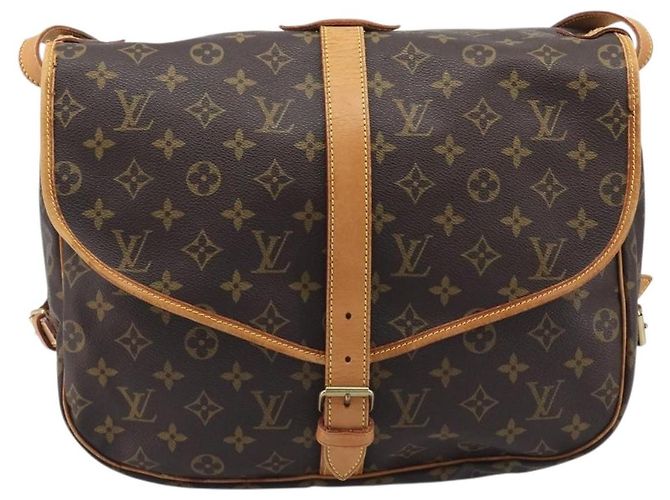LOUIS VUITTON Monogram Saumur 35 Shoulder Bag M42254 LV - vista 13