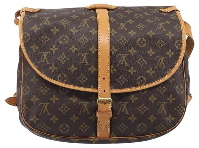 LOUIS VUITTON Monogram Saumur 35 Shoulder Bag M42254 LV - vista 2