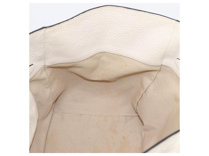 PRADA Tote Bag Leder Weiß Gold - Ansicht 19