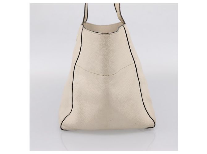 PRADA Tote Bag Leder Weiß Gold - Ansicht 4