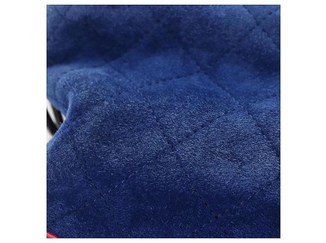 CHANEL Matelasse Chain Shoulder Bag Suede Multicolor Gold CC - vista 20