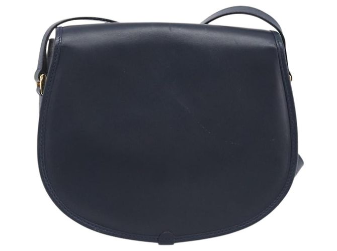 GUCCI Micro GG Supreme Shoulder Bag PVC Navy Gold 007 58 0074 - vista 2