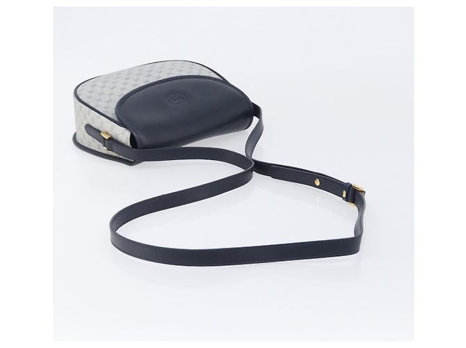 GUCCI Micro GG Supreme Shoulder Bag PVC Navy Gold 007 58 0074 - vista 7