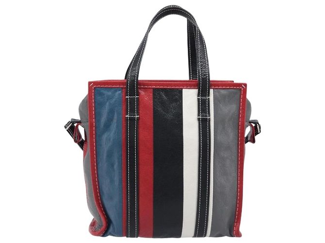Balenciaga Bazaar Shopper S Tote Bag Leather 2way Multicolor 443096 - vista 2