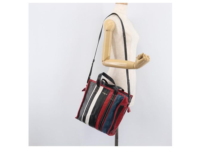 Balenciaga Bazaar Shopper S Tote Bag Leather 2way Multicolor 443096 - vista 26