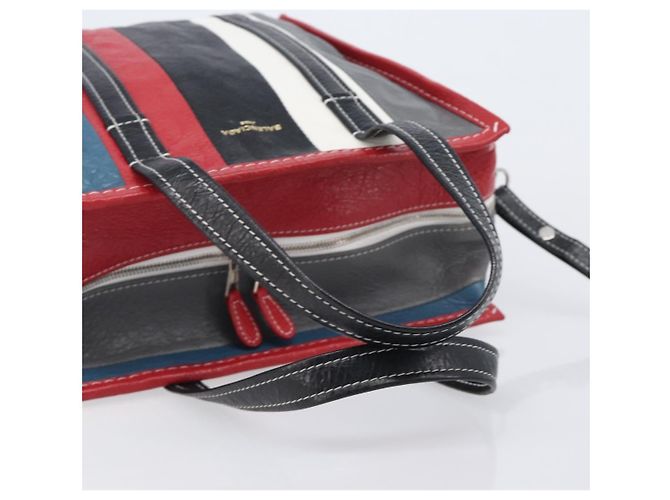 Balenciaga Bazaar Shopper S Tote Bag Leather 2way Multicolor 443096 - vista 7