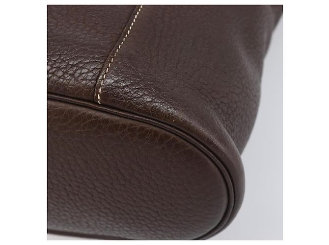 Hermès HERMES Good News GM Shoulder Bag Leather Dark Brown Silver - vista 14