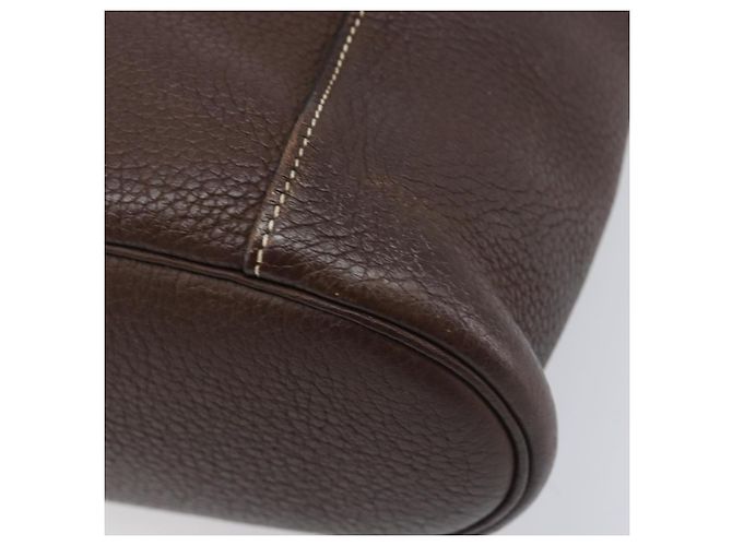 Hermès HERMES Good News GM Shoulder Bag Leather Dark Brown Silver - vista 16