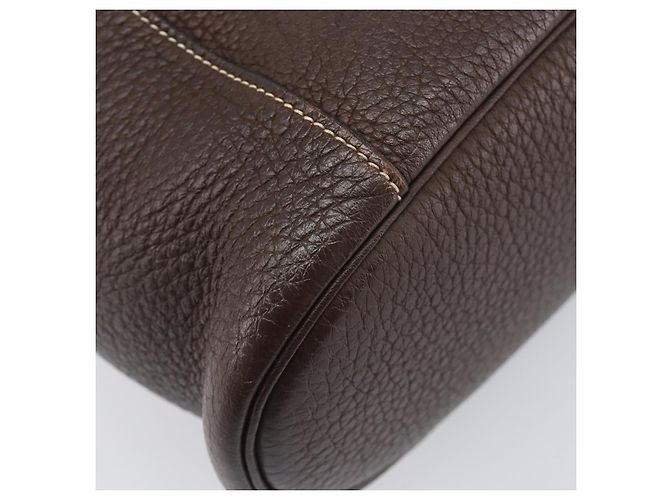 Hermès HERMES Good News GM Shoulder Bag Leather Dark Brown Silver - vista 17