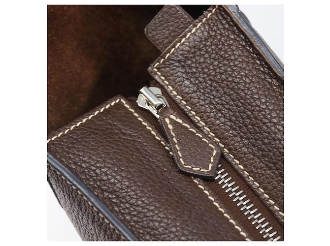 Hermès HERMES Good News GM Shoulder Bag Leather Dark Brown Silver - vista 18