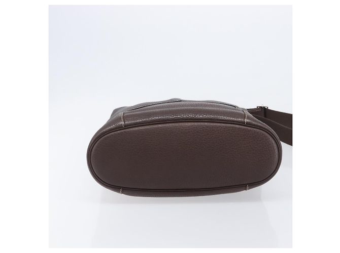 Hermès HERMES Good News GM Shoulder Bag Leather Dark Brown Silver - vista 5