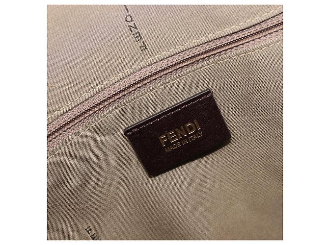 FENDI Zucca Canvas Tote Bag Beige Red 8BH185 - vista 26