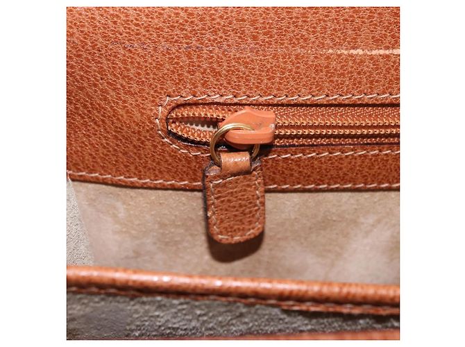 GUCCI Business Bag Leather Brown Gold - vista 30
