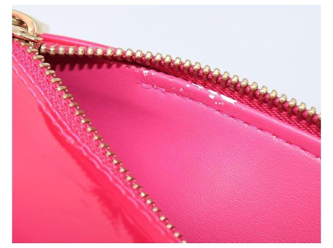 LOUIS VUITTON Monogram Vernis Bedford Bag Fuchsia Pink M91255 LV - vista 10