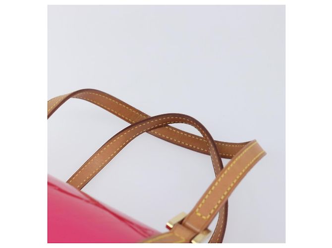 LOUIS VUITTON Monogram Vernis Bedford Bag Fuchsia Pink M91255 LV - vista 14