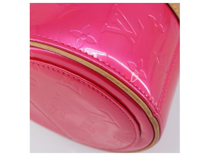 LOUIS VUITTON Monogram Vernis Bedford Bag Fuchsia Pink M91255 LV - vista 16