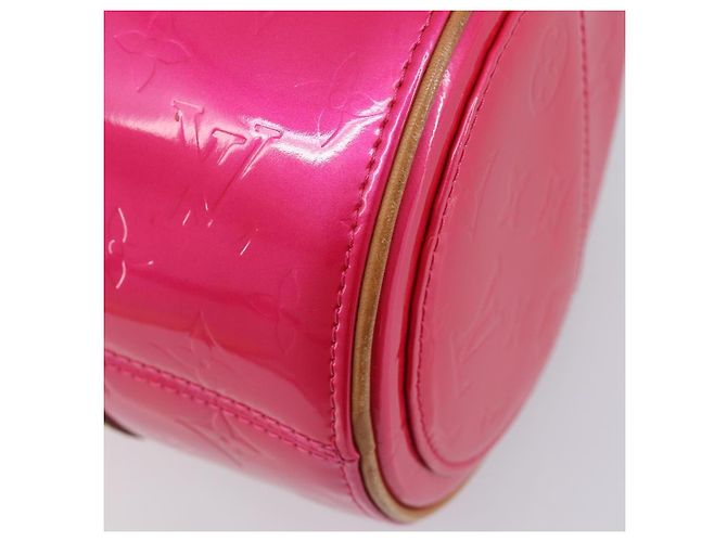 LOUIS VUITTON Monogram Vernis Bedford Bag Fuchsia Pink M91255 LV - vista 17