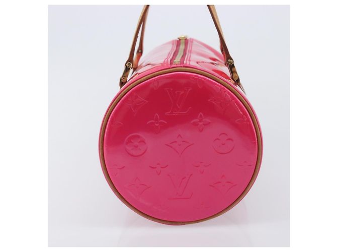 LOUIS VUITTON Monogram Vernis Bedford Bag Fuchsia Pink M91255 LV - vista 3