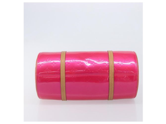 LOUIS VUITTON Monogram Vernis Bedford Bag Fuchsia Pink M91255 LV - vista 5