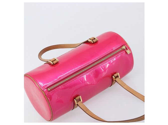 LOUIS VUITTON Monogram Vernis Bedford Bag Fuchsia Pink M91255 LV - vista 6