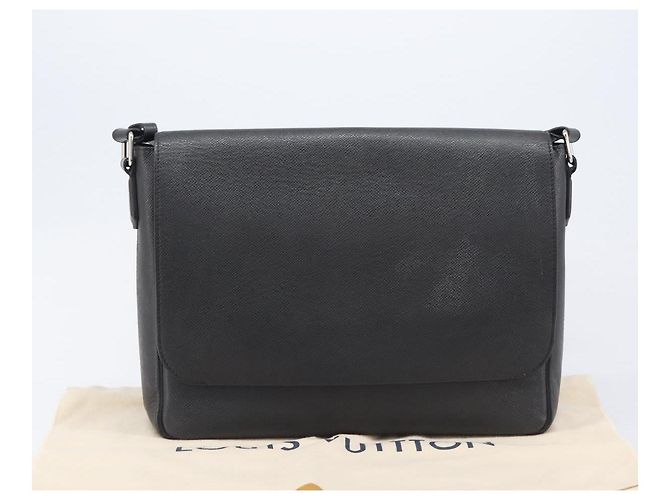 LOUIS VUITTON Taiga Roman MM Shoulder Bag Ardoise M32682 LV - vista 12