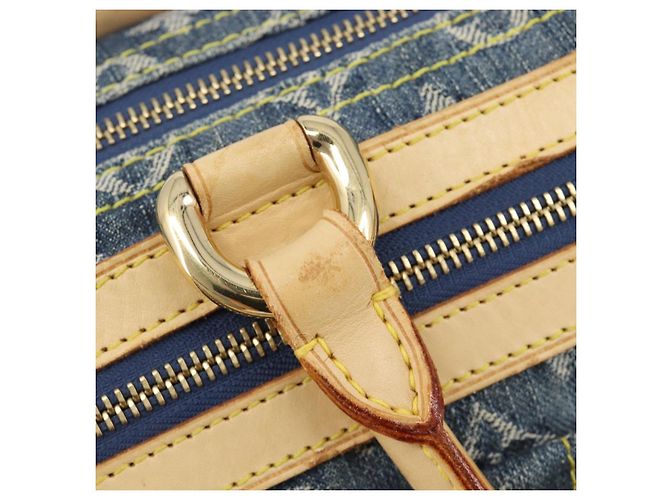 LOUIS VUITTON Monogram Denim Neo Speedy Hand Bag Blue M95019 LV - vista 10