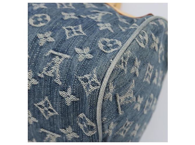 LOUIS VUITTON Monogram Denim Neo Speedy Hand Bag Blue M95019 LV - vista 15