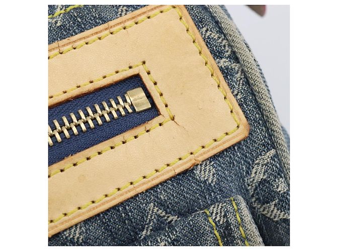 LOUIS VUITTON Monogram Denim Neo Speedy Hand Bag Blue M95019 LV - vista 19