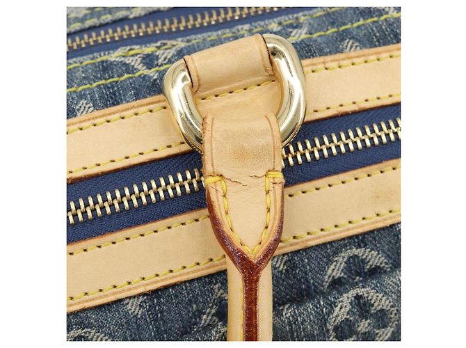 LOUIS VUITTON Monogram Denim Neo Speedy Hand Bag Blue M95019 LV - vista 20
