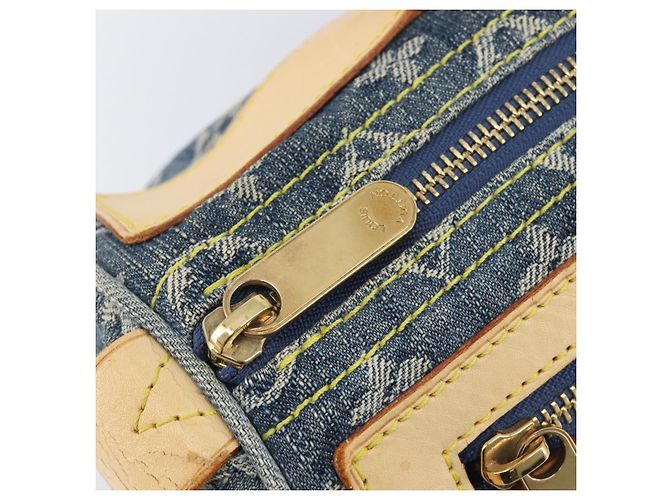 LOUIS VUITTON Monogram Denim Neo Speedy Hand Bag Blue M95019 LV - vista 21