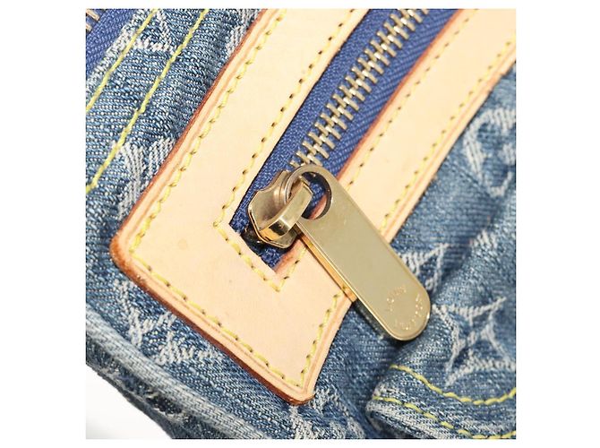 LOUIS VUITTON Monogram Denim Neo Speedy Hand Bag Blue M95019 LV - vista 26