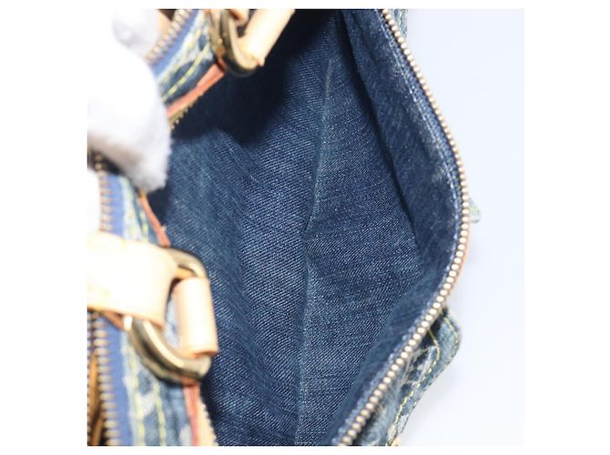 LOUIS VUITTON Monogram Denim Neo Speedy Hand Bag Blue M95019 LV - vista 27