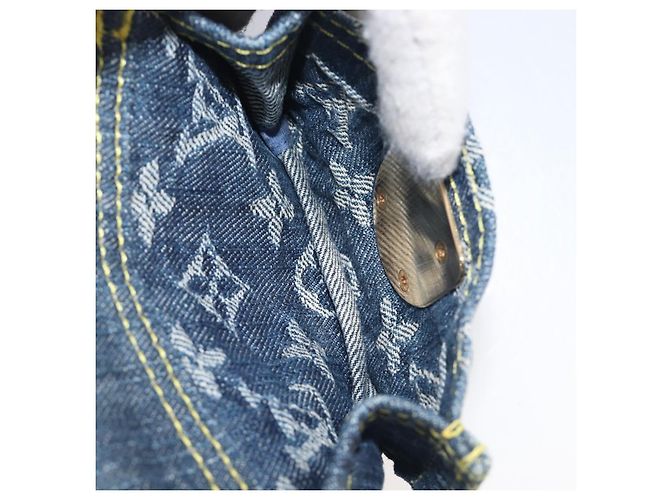 LOUIS VUITTON Monogram Denim Neo Speedy Hand Bag Blue M95019 LV - vista 28
