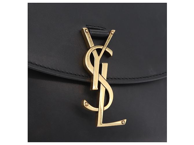 Autre Marque Saint Laurent Kaia Small Satchel Shoulder Bag Leather Black 634818 - vista 21