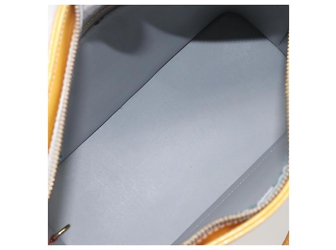 LOUIS VUITTON Monogram Vernis Houston Hand Bag Gris M91053 LV - vista 10