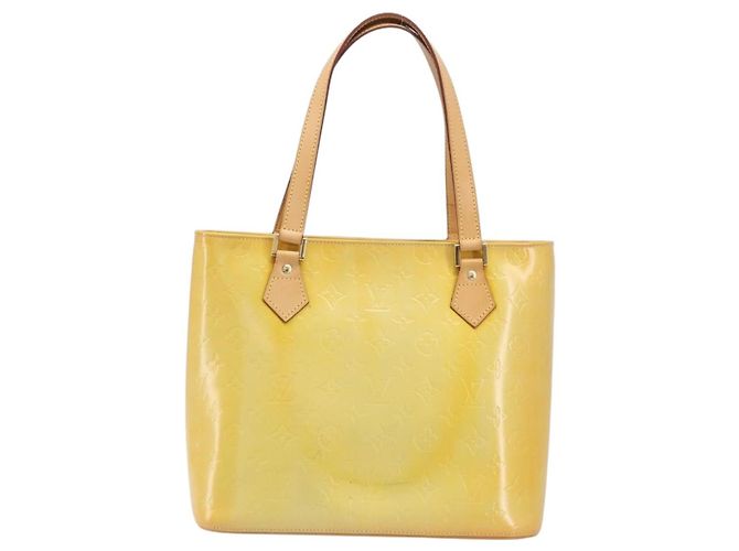 LOUIS VUITTON Monogram Vernis Houston Hand Bag Gris M91053 LV - vista 13