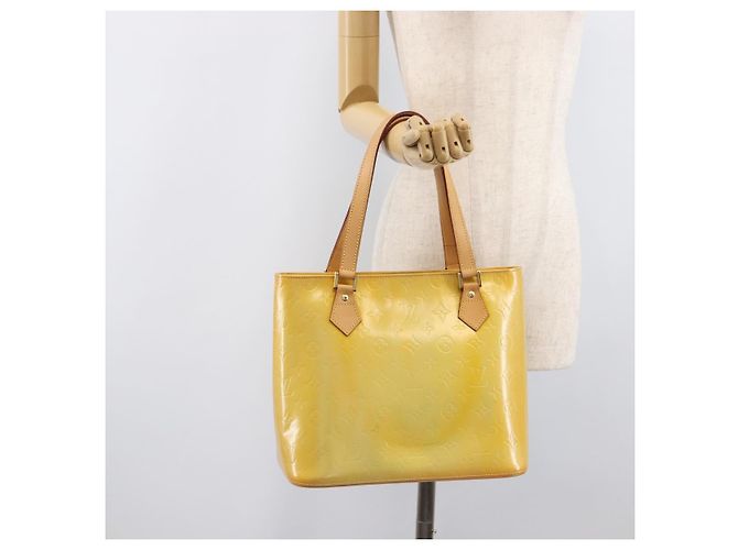 LOUIS VUITTON Monogram Vernis Houston Hand Bag Gris M91053 LV - vista 28