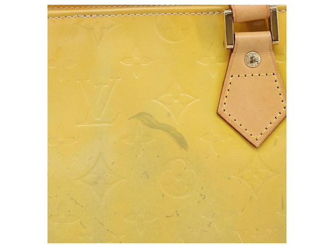 LOUIS VUITTON Monogram Vernis Houston Hand Bag Gris M91053 LV - vista 3