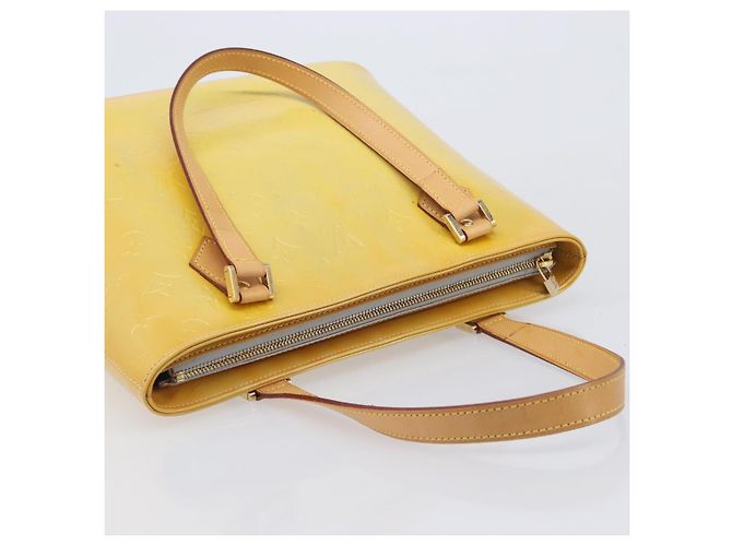 LOUIS VUITTON Monogram Vernis Houston Hand Bag Gris M91053 LV - vista 8