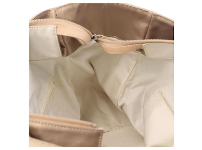 CHANEL Paris Biarritz Tote Bag Canvas Gold Silver CC - Ansicht 21