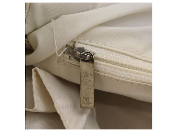CHANEL Paris Biarritz Tote Bag Canvas Gold Silver CC - Ansicht 23