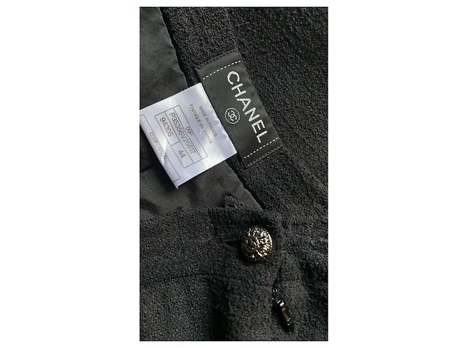 Chanel Schwarze Wollhose - Ansicht 2