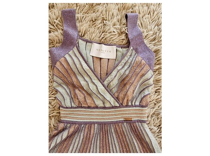 Autre Marque Nenette Milano Plissee Maxikleid - Ansicht 3