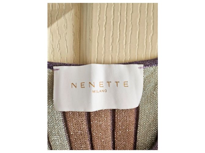 Autre Marque Nenette Milano Plissee Maxikleid - Ansicht 8