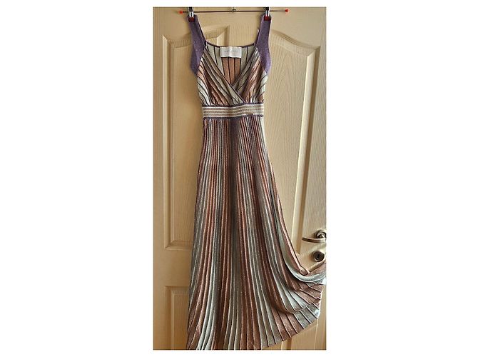 Autre Marque Nenette Milano Plissee Maxikleid - Ansicht 9