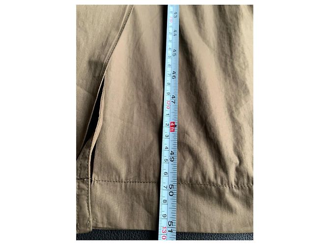Isabel Marant Etoile Gabardina de algodón y poliamida marrón - vista 8
