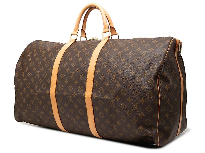 Louis Vuitton Brown Monogram Keepall Bandouliere 60 - vista 2